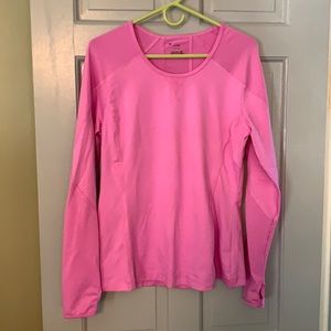 Pink running shirt